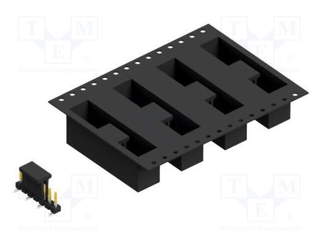 Connector: pin strips; pin header; male; PIN: 7; 2.54mm; SMT; 1x7