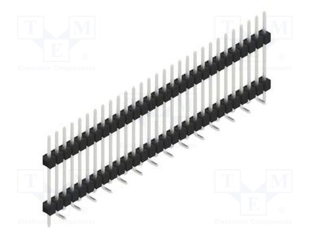 Connector: pin strips; pin header; male; PIN: 29; 2.54mm; SMT; 1x29