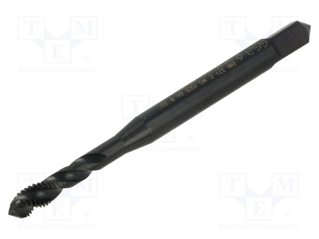 Tap; M5; 800m; L: 70mm; Holder: square,machine; 4.9mm; Plating: VAP