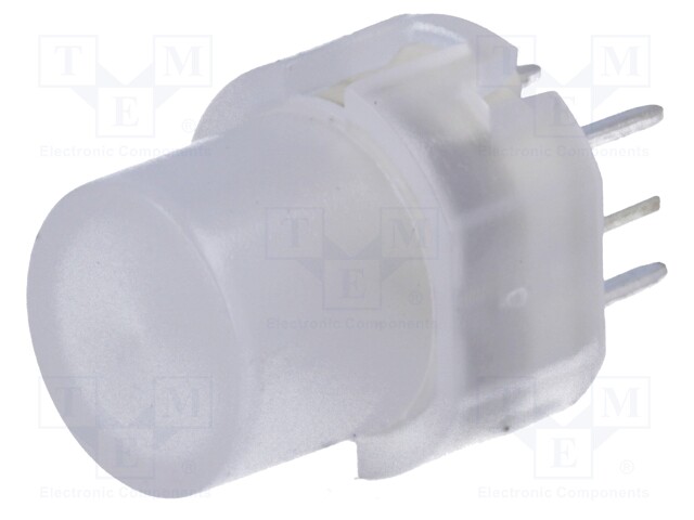 Switch: keypad; Pos: 2; SPST-NO; 0.01A/35VDC; colourless; red/green