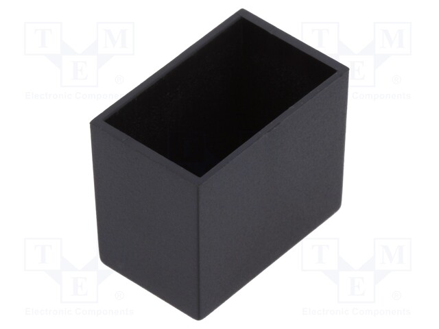 Enclosure: designed for potting; X: 13mm; Y: 21mm; Z: 17.5mm; ABS