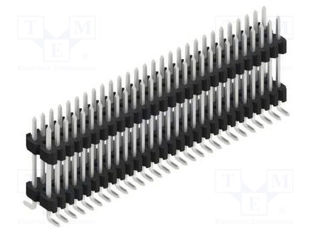 Connector: pin strips; pin header; male; PIN: 56; 1.27mm; SMT; 2x28