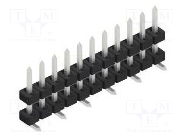 Connector: pin strips; pin header; male; PIN: 11; 2mm; SMT; 1x11