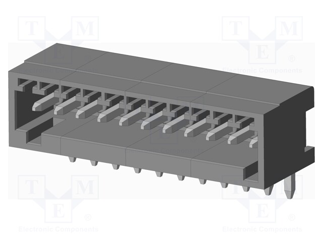 Connector: pluggable terminal block; socket; male; on PCBs