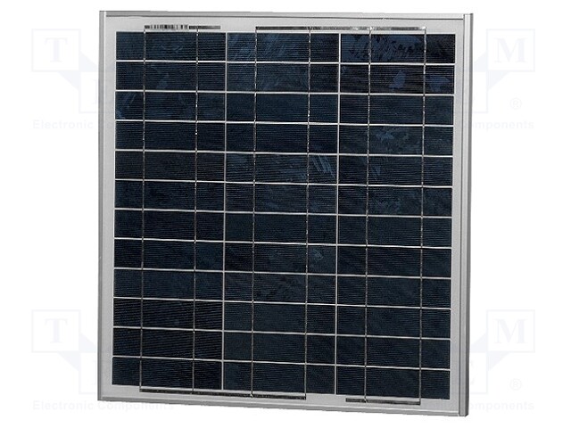 Photovoltaic cell; polycrystalline silicon; 680x353x25mm; 3.4kg