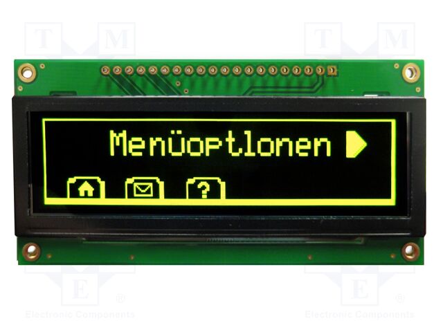 Display: OLED; matrix; 256x64; Dim: 89.2x44x6mm; -20÷70°C; 3V