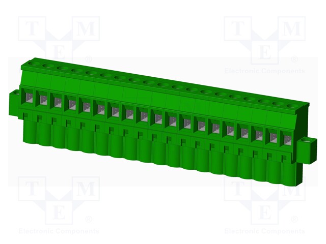 Connector: pluggable terminal block; plug; female; angled 90°