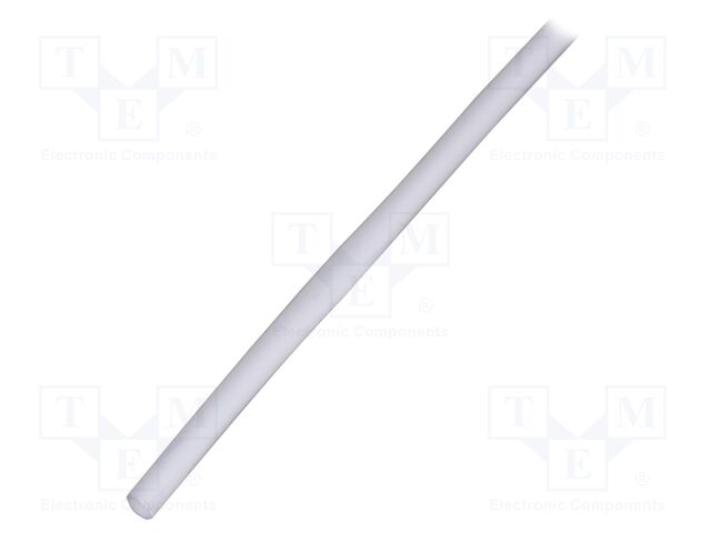 Heat shrink sleeve; glueless; 2: 1; 2.4mm; L: 1m; polyolefine