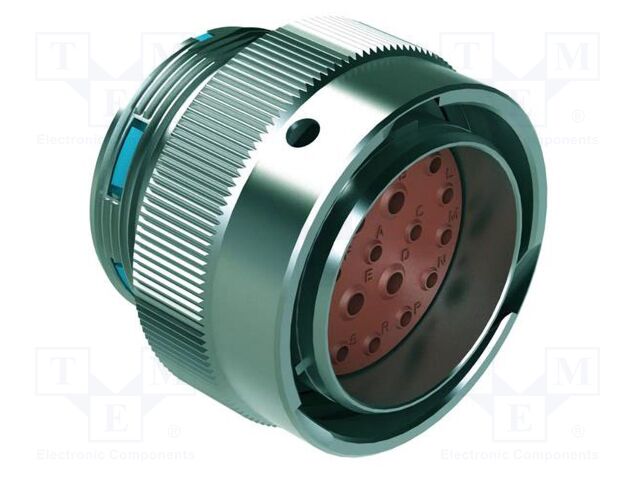 Connector: circular; plug; male; 25A; 250V; PIN: 21; IP67; straight