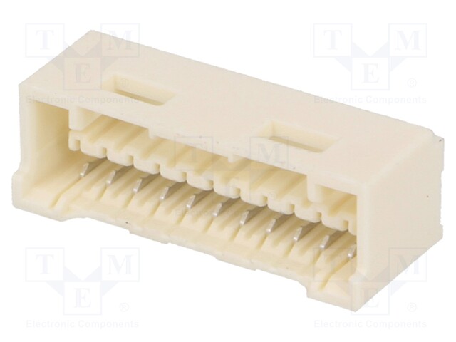 Socket; wire-board; male; CLIK-Mate; 1.5mm; PIN: 11; THT; PCB snap