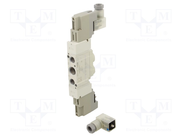 Electromagnetic valve; 5/2 monostable; G 1/4"; Pressure: 1÷7bar