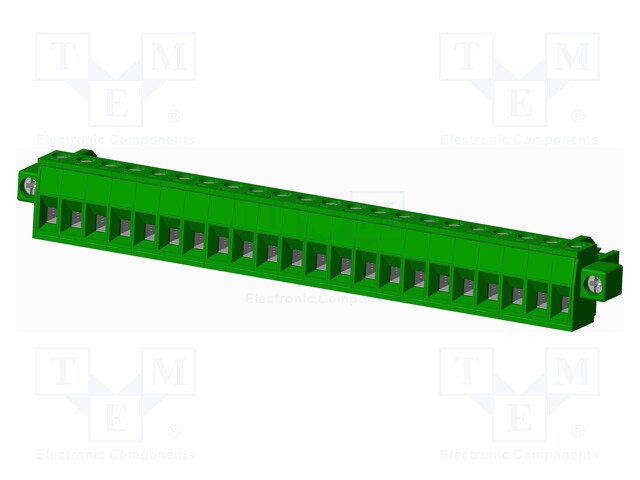 Connector: pluggable terminal block; plug; female; straight; 12A