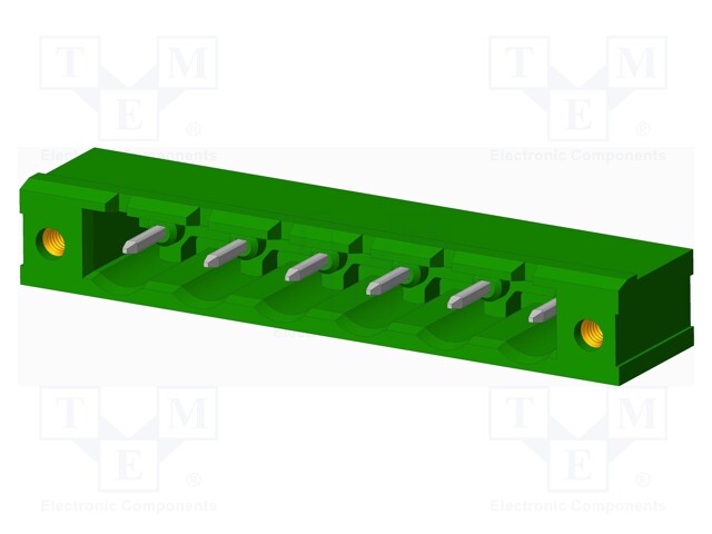 Connector: pluggable terminal block; socket; male; angled 90°