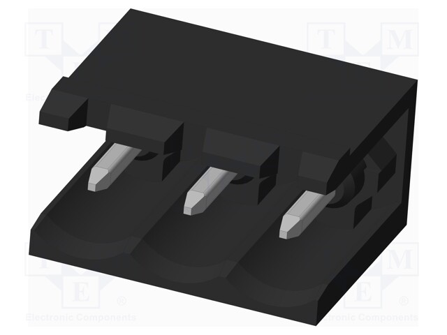 Connector: pluggable terminal block; socket; male; on PCBs