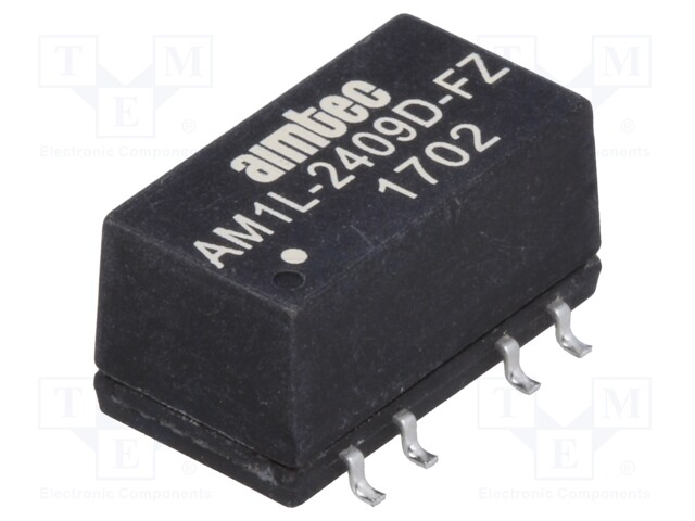 Converter: DC/DC; 1W; Uin: 21.6÷26.4V; Uout: 9VDC; Uout2: -9VDC; SMD
