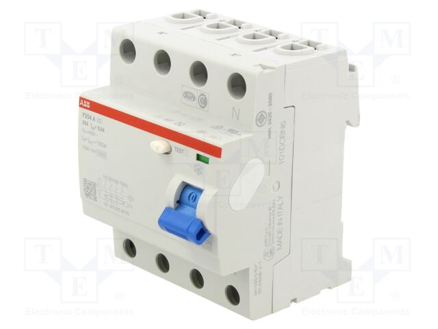 RCD breaker; Inom: 25A; Ires: 300mA; Max surge current: 5000A; 400V