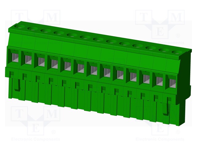Connector: pluggable terminal block; plug; female; angled 90°