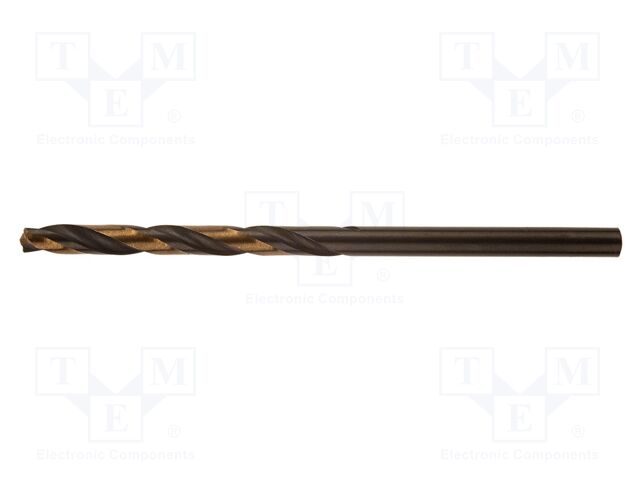 Drill bit; for metal; Ø: 3mm; L: 61mm; high speed steel; Pro-Tec