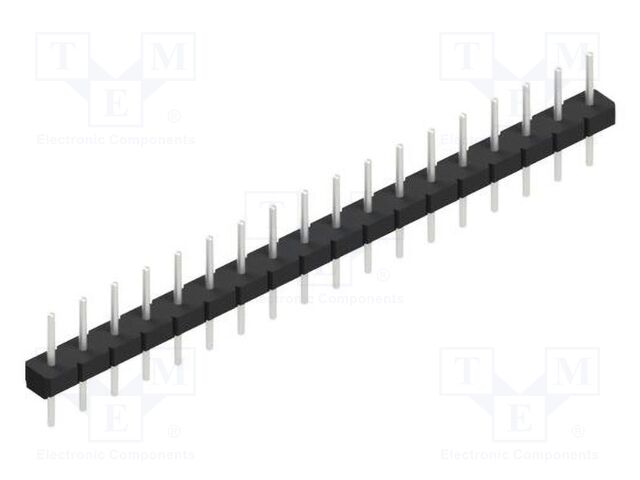 Connector: pin strips; pin header; male; PIN: 18; 2.54mm; THT; 1x18