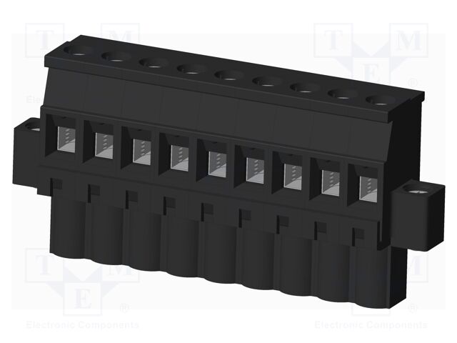 Connector: pluggable terminal block; plug; female; angled 90°