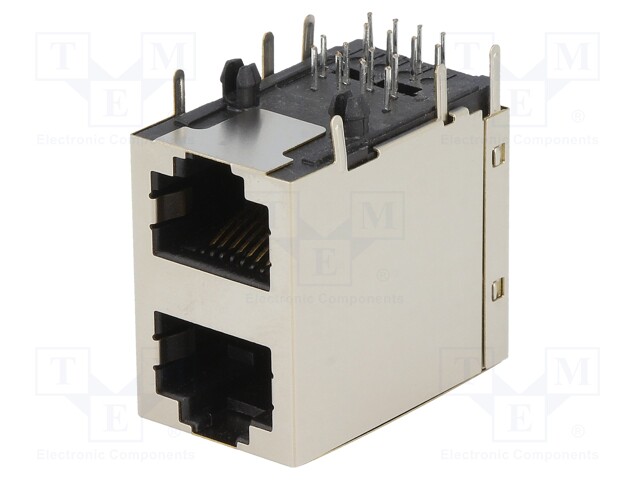 Socket; RJ45; PIN: 8; Cat: 5; shielded; Layout: 8p8c