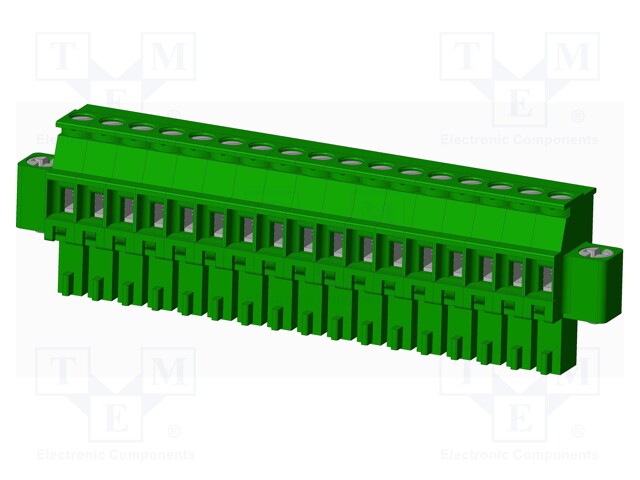 Connector: pluggable terminal block; plug; female; angled 90°