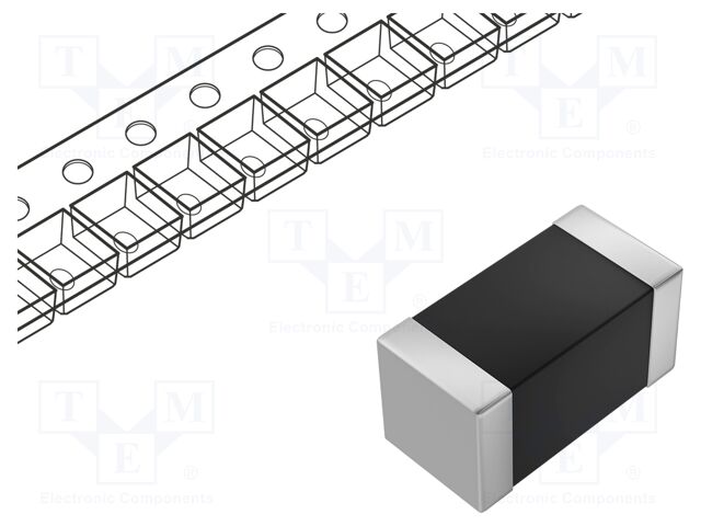 High Frequency Inductor, 4.7 µH, MLZ Series, 350 mA, 0603 [1608 Metric], Multilayer, 0.5 ohm