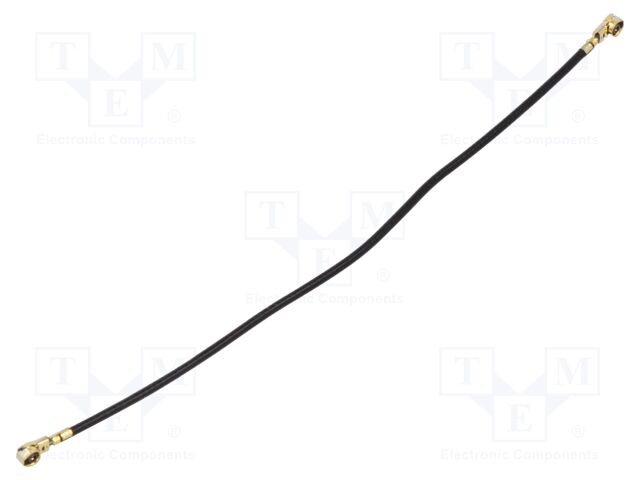 Cable: coaxial; U.FL,both sides; female; angled 90°; female; 0.1m