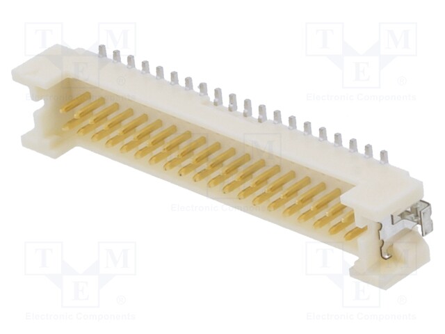 Socket; wire-board; male; DF13; 1.25mm; PIN: 40; SMT; on PCBs
