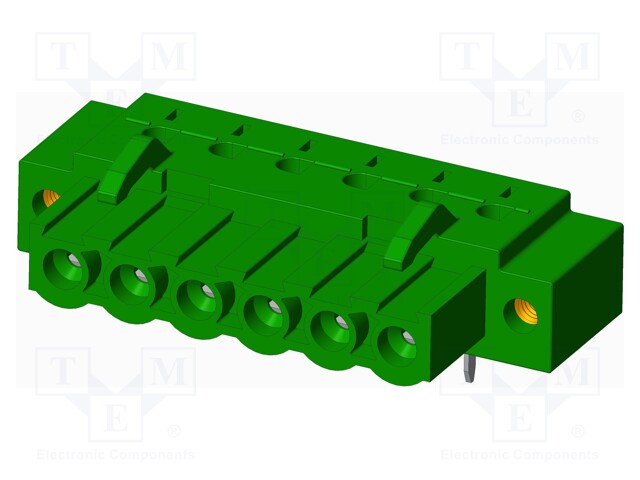 Connector: pluggable terminal block; socket; female; angled 90°