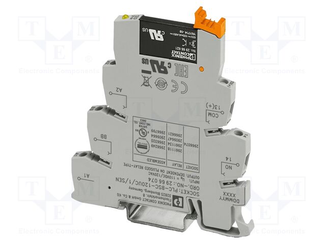 Relay: solid state; Mounting: DIN