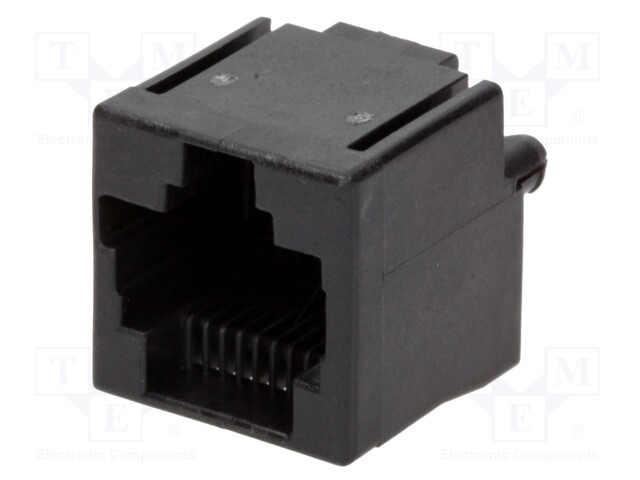 Socket; RJ45; PIN: 8; Layout: 8p8c; THT; straight; 16.51mm