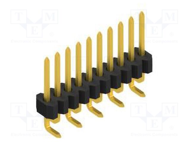Connector: pin strips; pin header; male; PIN: 10; 1.27mm; SMT; 1x10