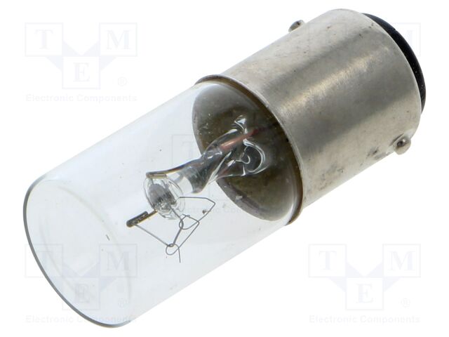 Filament lamp: bayonet; BA15D; warm white; 12VDC; 12VAC; 5W
