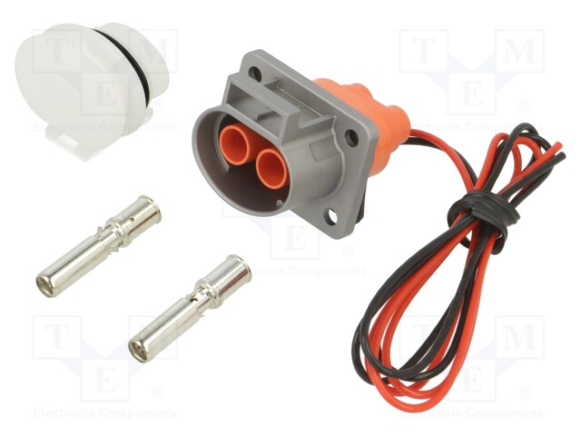 Connector: DC supply; female; Mech.durability: 100cycles; PIN: 2