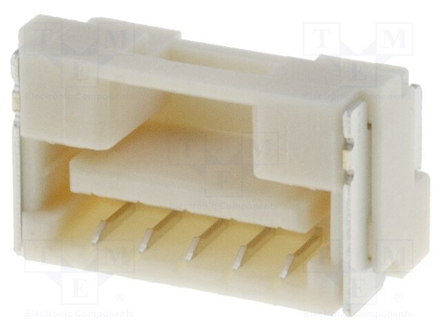 Socket; wire-board; male; CLIK-Mate; 1.25mm; PIN: 5; SMT; 1A; 50V