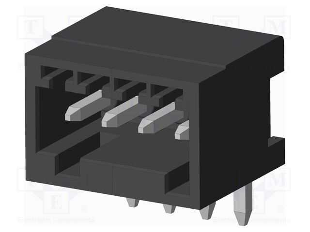 Connector: pluggable terminal block; socket; male; on PCBs