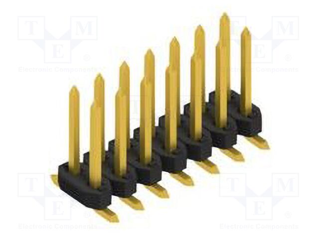 Connector: pin strips; pin header; male; PIN: 14; 2mm; SMT; 2x7; 100V