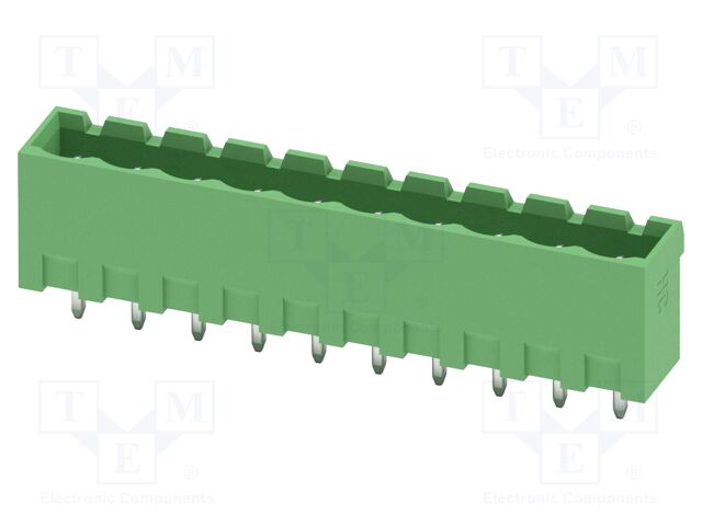 PCB headers, nominal cross section: 2.5 mm?, color: green, n