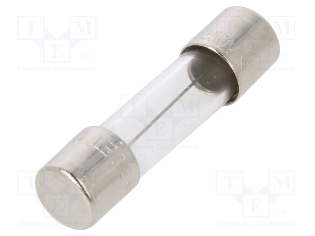 Fuse: fuse; quick blow; 3A; 250VAC; cylindrical,glass; 5x20mm; 5MF
