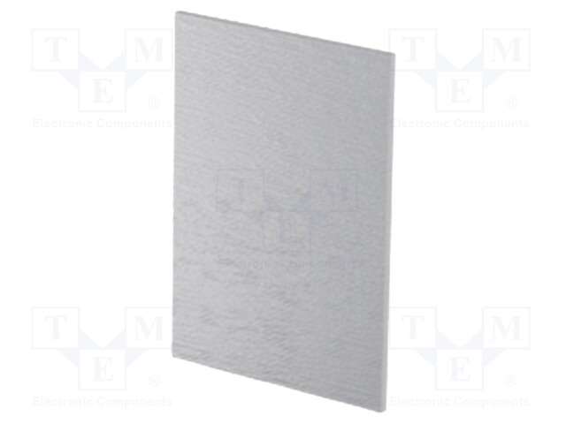 Rear panel; for ITALTRONIC enclosure