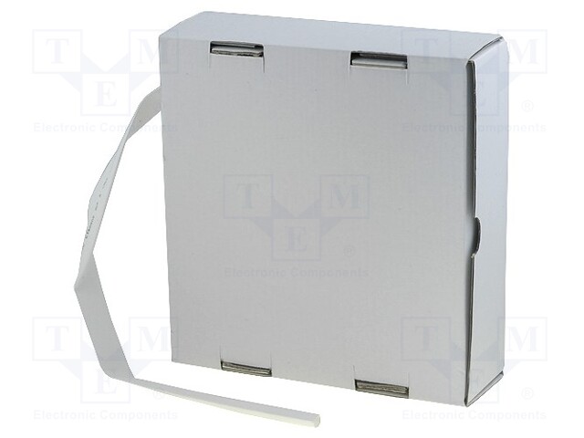 Heat shrink sleeve; glueless; 2: 1; 4.8mm; white; polyolefine