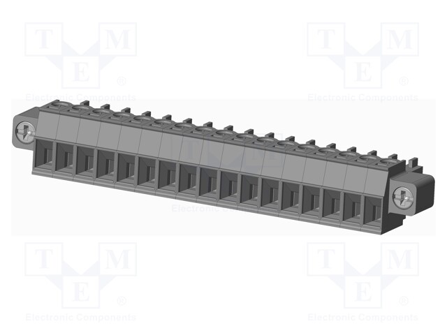 Connector: pluggable terminal block; plug; female; straight; grey