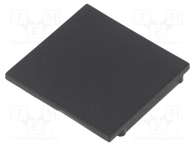 Cap for LED profiles; black; ABS; Application: VARIO30-08; V: B