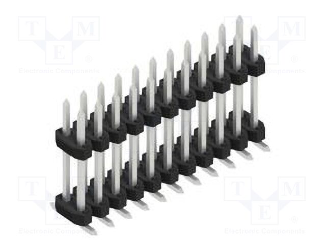 Connector: pin strips; pin header; male; PIN: 22; 2mm; SMT; 2x11