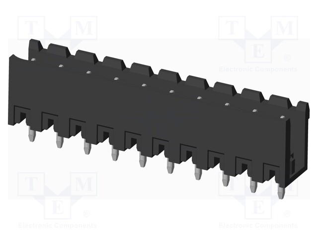 Connector: pluggable terminal block; socket; male; on PCBs