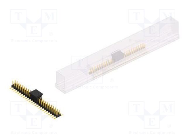 Connector: pin strips; pin header; male; PIN: 48; 2mm; SMT; 2x24