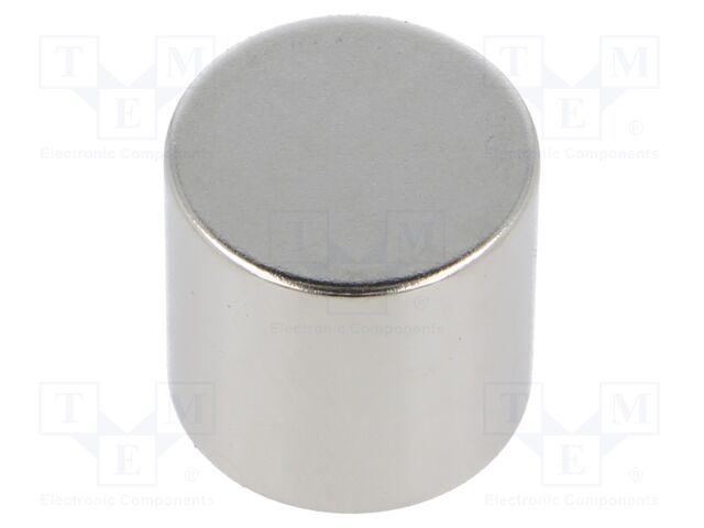 Magnet: permanent; neodymium; 180N; Ø: 23mm; H: 21mm