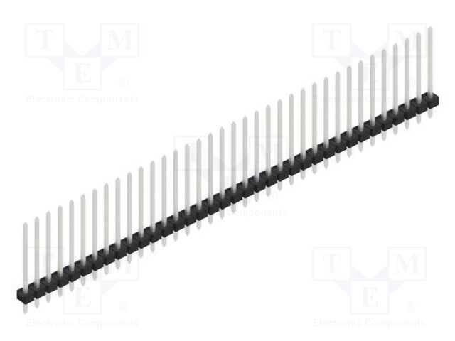 Connector: pin strips; pin header; male; PIN: 36; 2.54mm; THT; 1x36