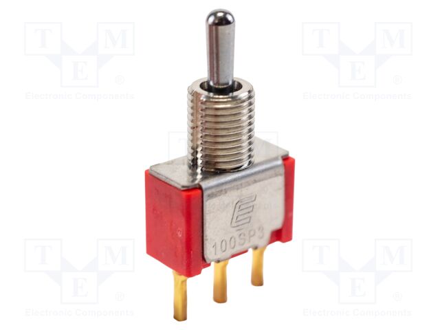 Switch: toggle; Pos: 3; SP3T; ON-OFF-ON; 0.02A/20VAC; 0.02A/20VDC